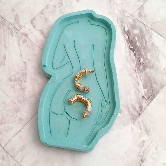 Decorative Jewelry Tray, Aqua - Picture 3 of 6